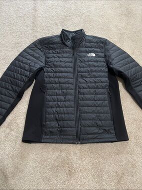 The North Face Black Quilted Hybrid Jacket